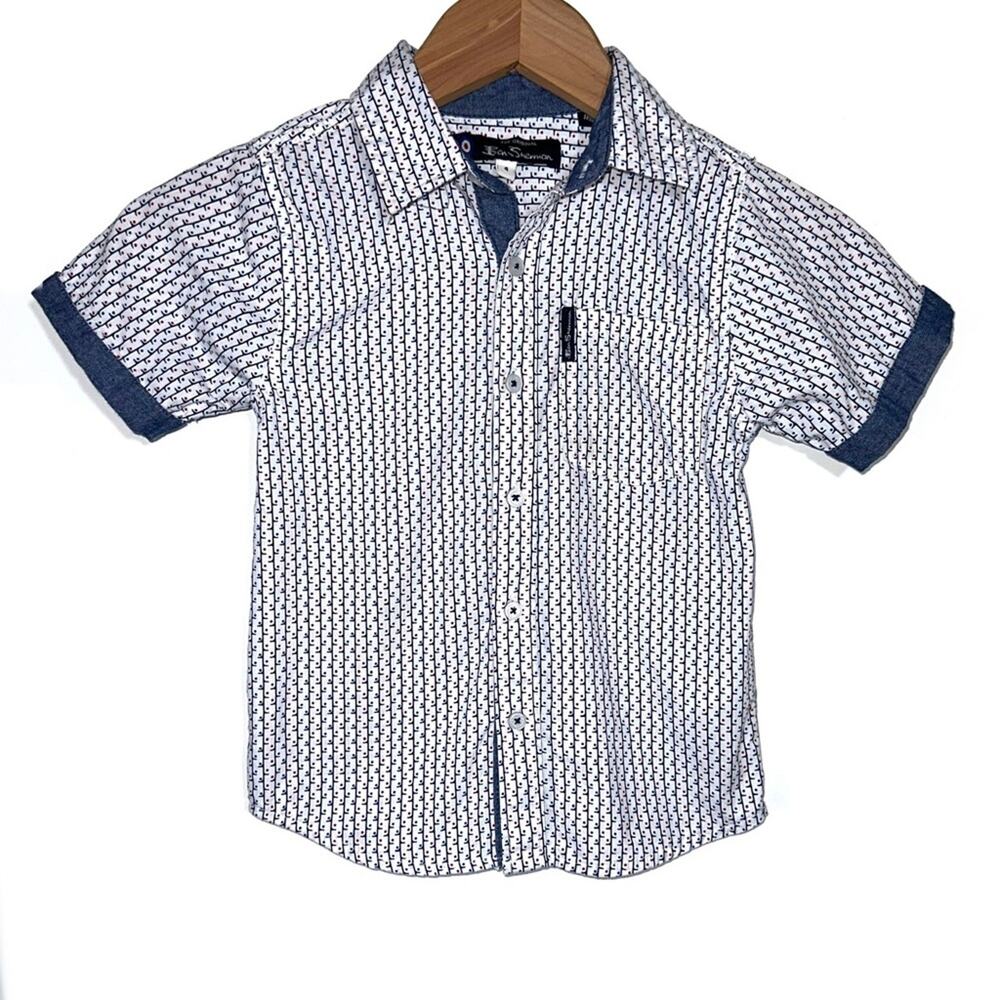 Ben Sherman Boys Button Up Short Sleeve Shirt Size Boys 4
